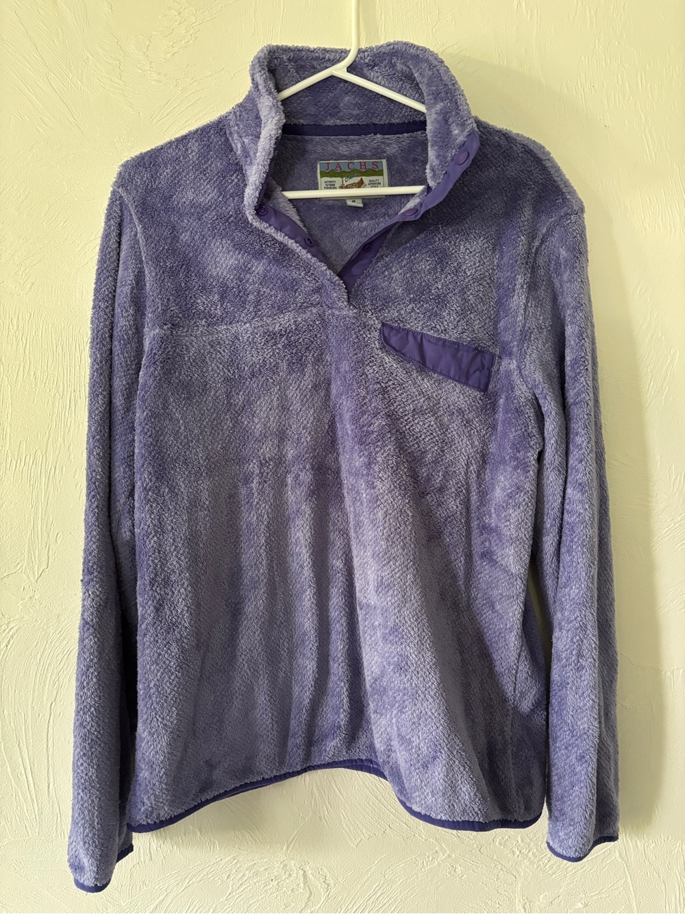 Jachs Purple Plush Cowl Pullover Sweater